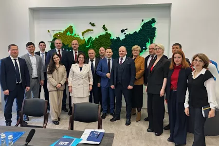 
Встреча Министра природных ресурсов и охраны окружающей среды Республики Беларусь С.М. Масляка с руководством ФБУ «Государственная комиссия по запасам полезных ископаемых»
